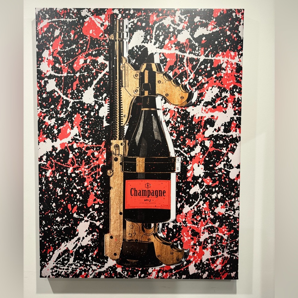Canvas Art Ikonick Champagne Showers